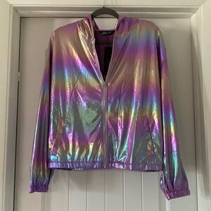 NWT. Allegra K. Iridescent Women's Jacket.